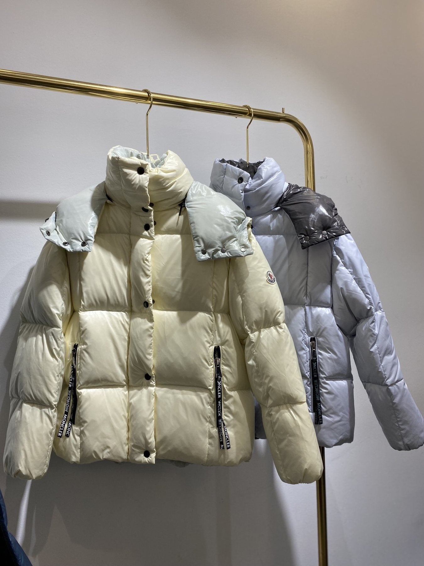 Moncler Short Down Coat — comparison