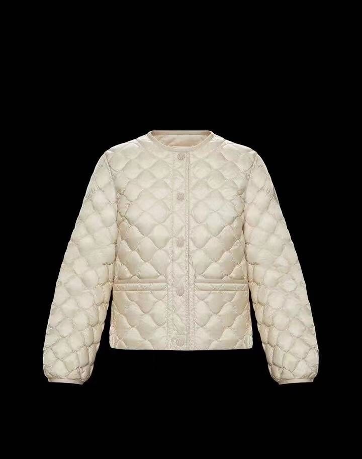 Moncler Women's Heart-Quilted Short Down Coat — hero