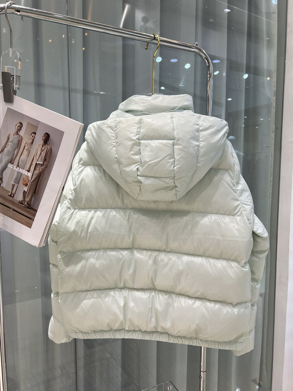 Moncler Hooded Front-Pocket Puffer Coat — back