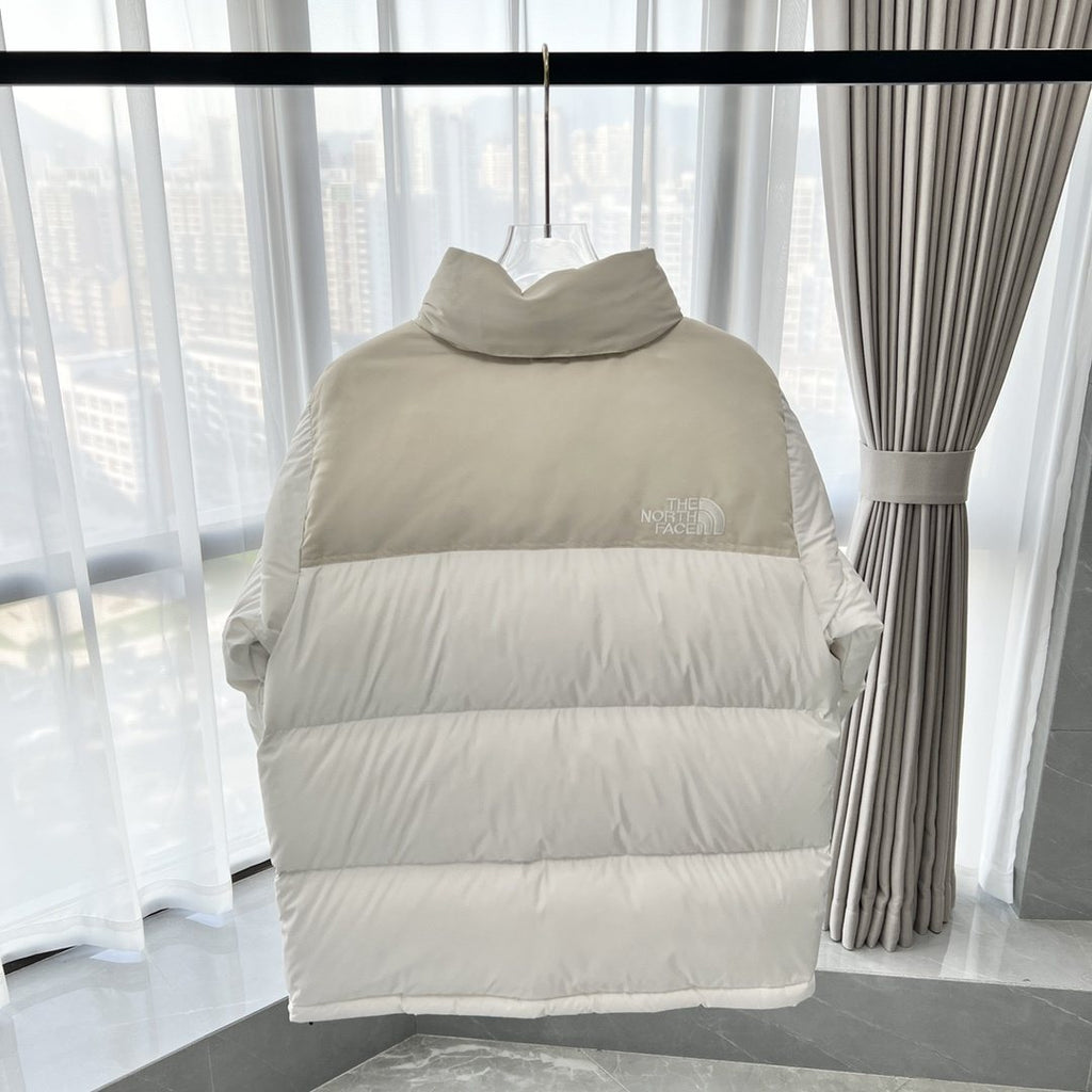 The North Face Color-Block Logo Puffer Jacket — back