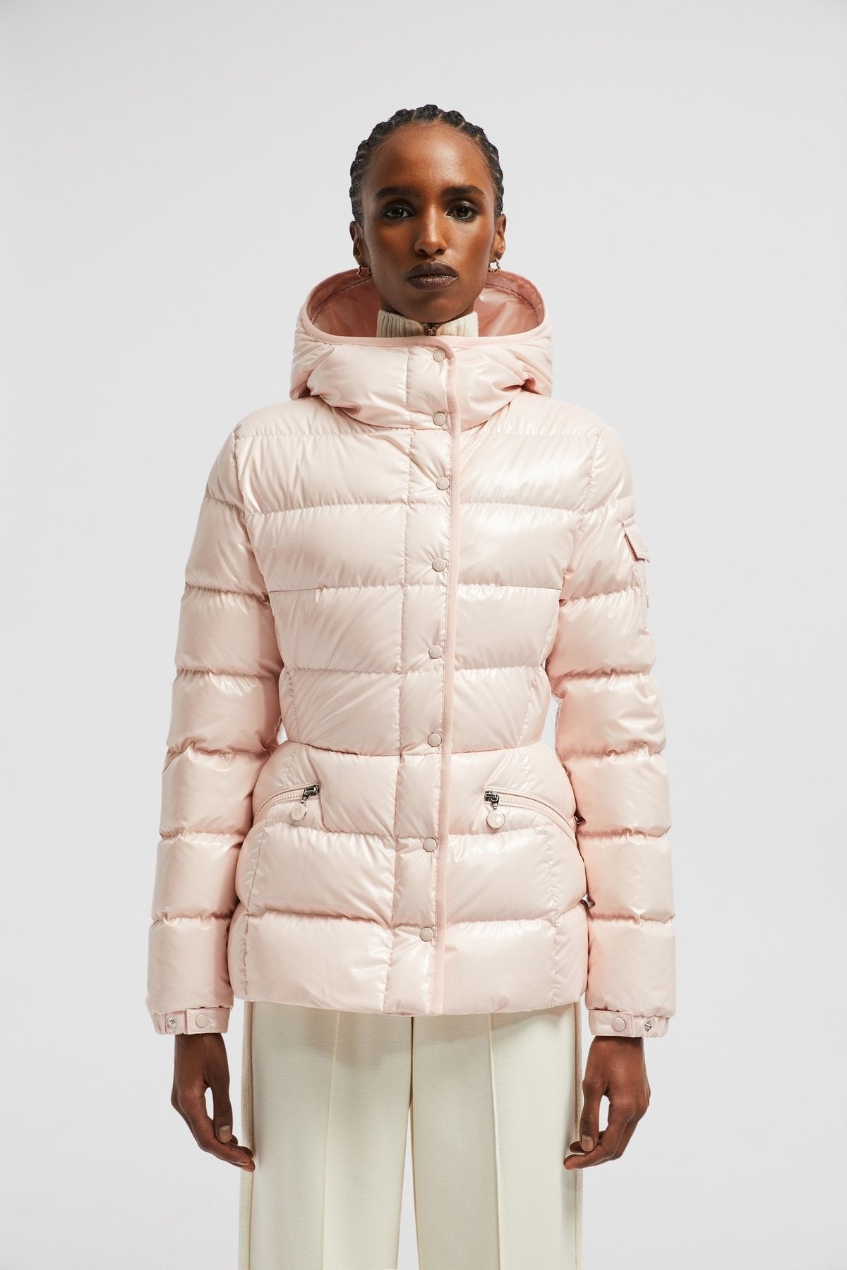 Moncler Hooded Quilted Puffer Coat — front