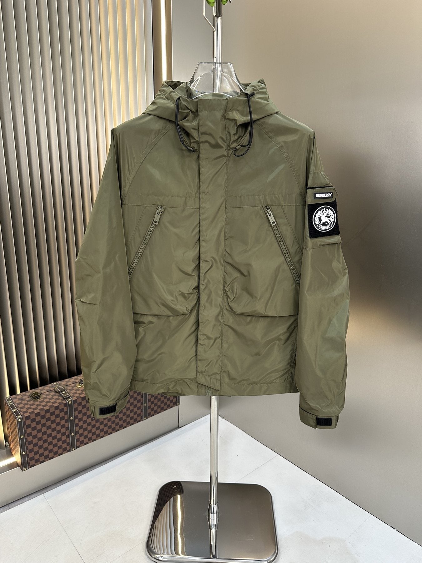 Burberry Hooded Utility Jacket — front