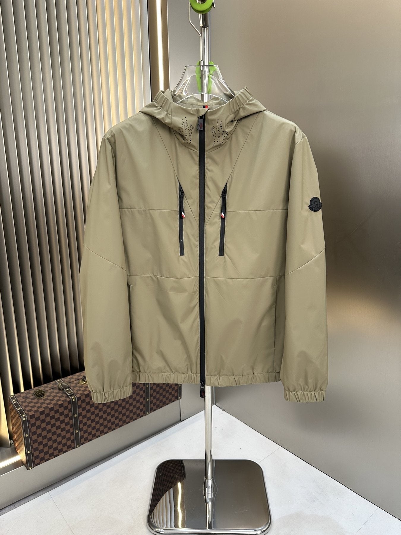 Moncler Hooded Zip Jacket — front