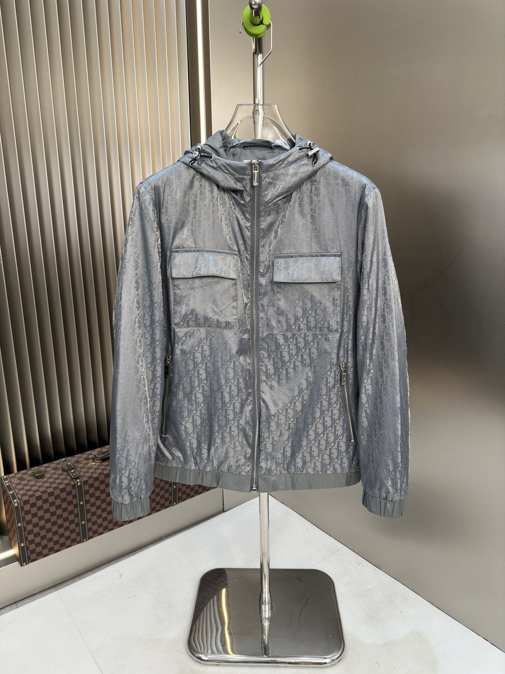 Dior Tonal Monogram Hooded Jacket — hero