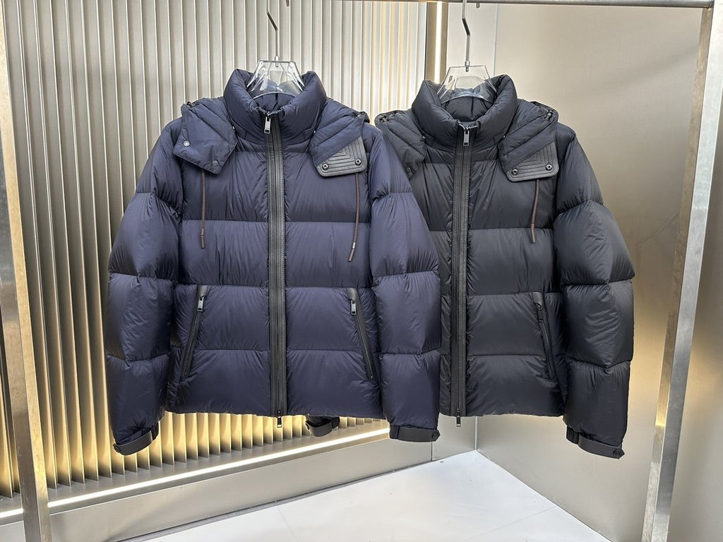 Zegna Hooded Quilted Puffer Coat — comparison