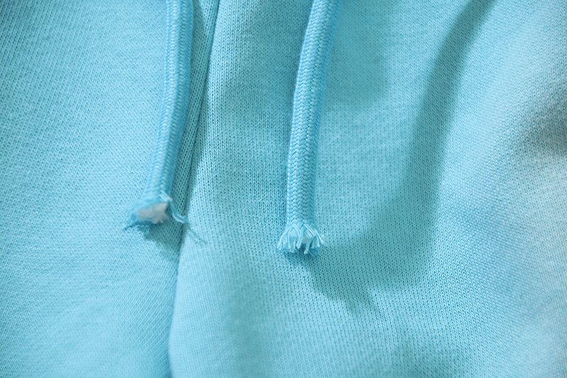 Hellstar Light Blue Washed Graphic Shorts — detail
