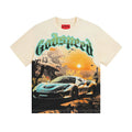 Godspeed Cream Car Graphic Short-Sleeve T-Shirt — front