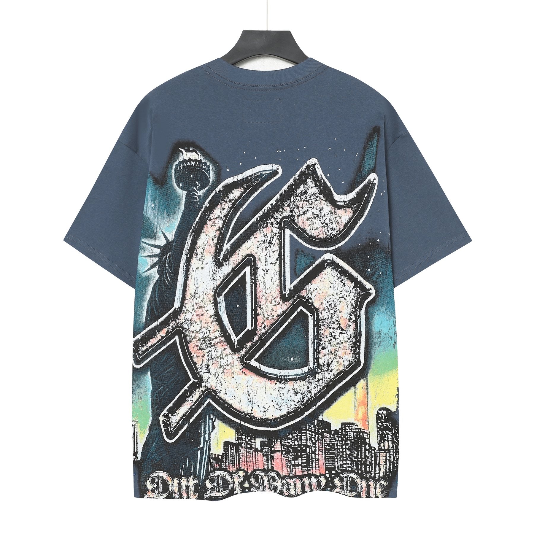 Godspeed Skull City Back Graphic T-Shirt — back