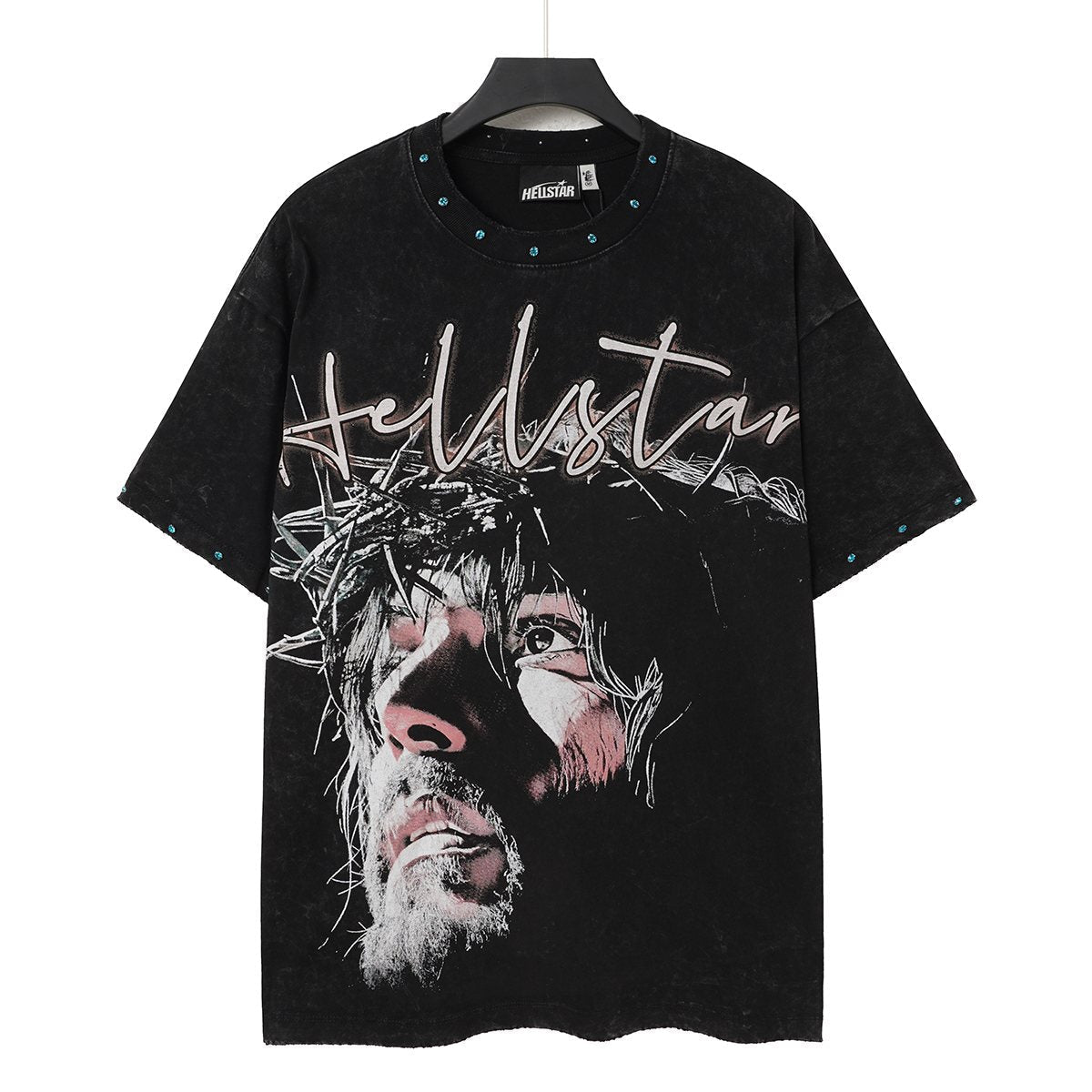Hellstar Records Face Graphic T-Shirt — hero