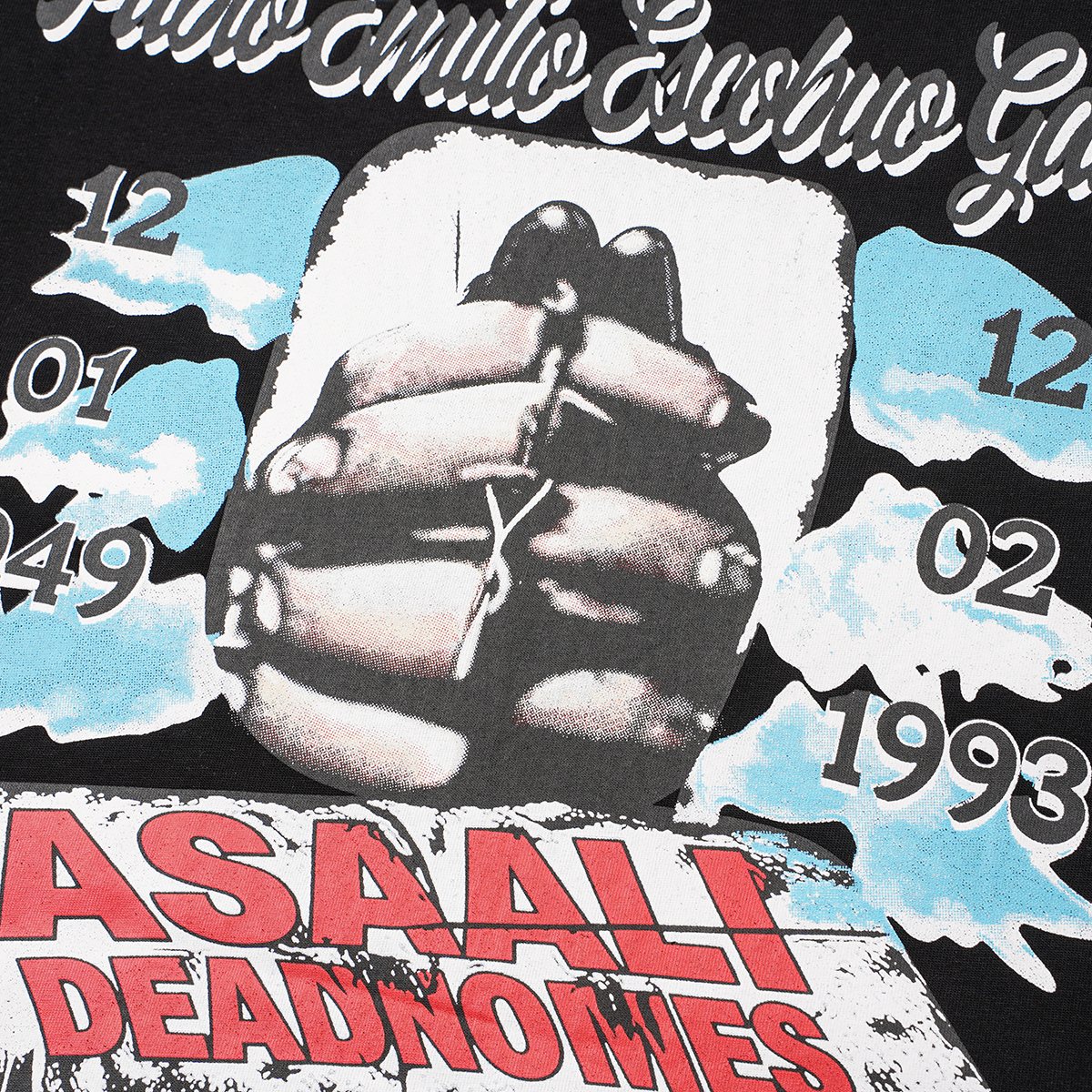 THAT'S A AWFUL LOT OF COUGH SYRUP Pablo Escobar Memorial Graphic T-Shirt — detail