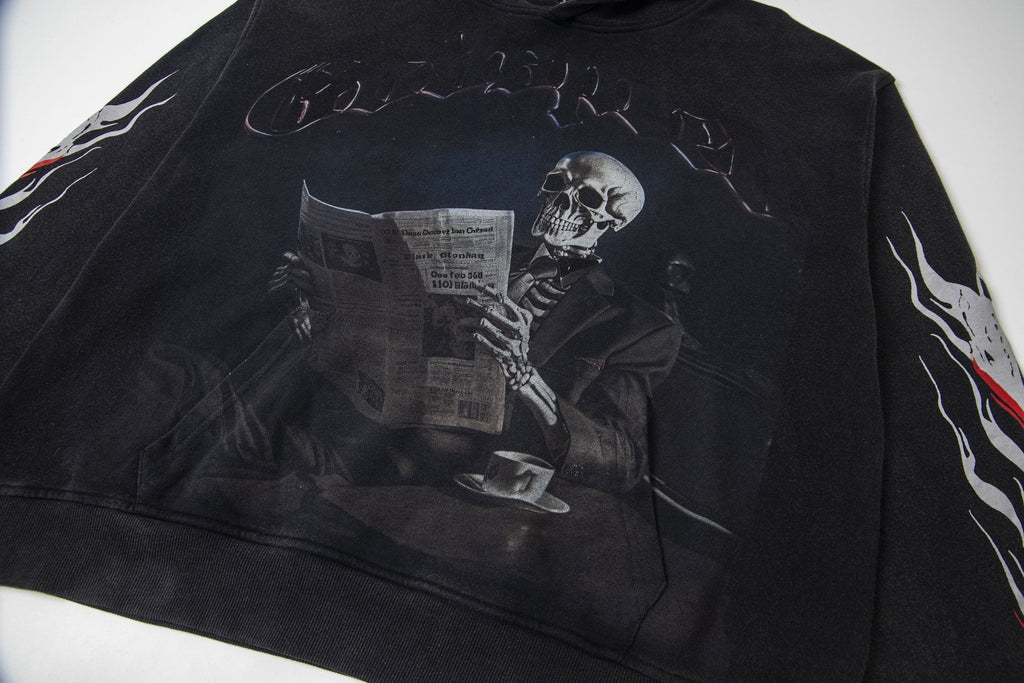 Godspeed Black Monday Skeleton Graphic Hoodie — detail