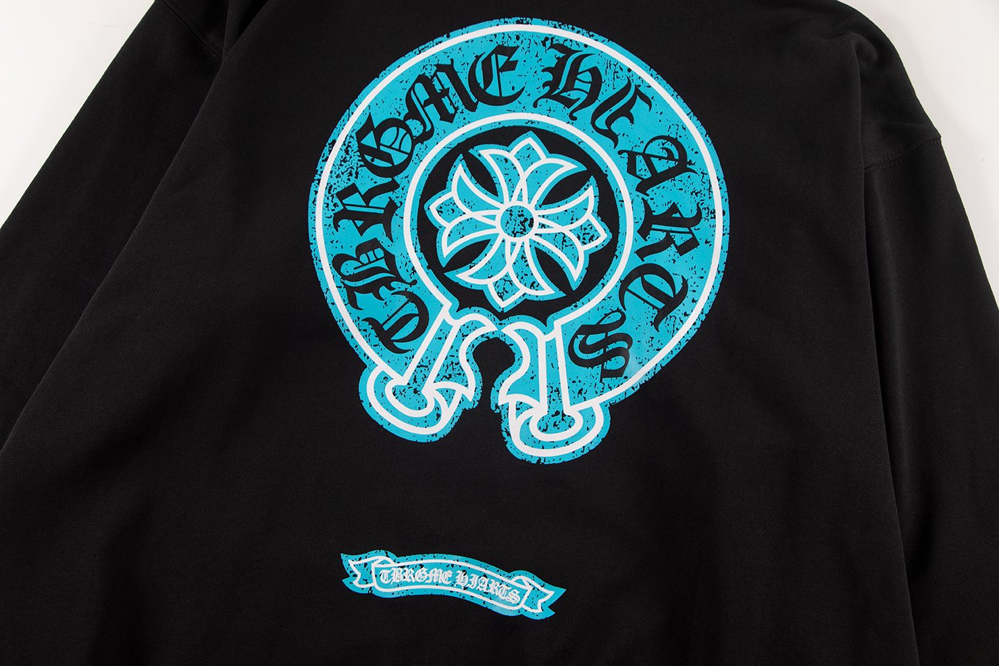 Chrome Hearts Dopamine Horseshoe Graphic Hoodie — detail