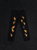 Chrome Hearts Cross Graphic Black Jeans — hero