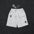 Chrome Hearts Cross Patch Drawstring Shorts — hero