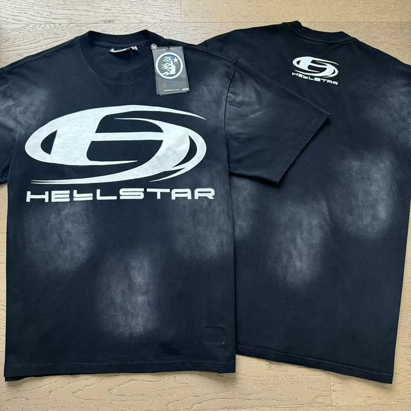 Hellstar Washed Black Graphic T-Shirt — context