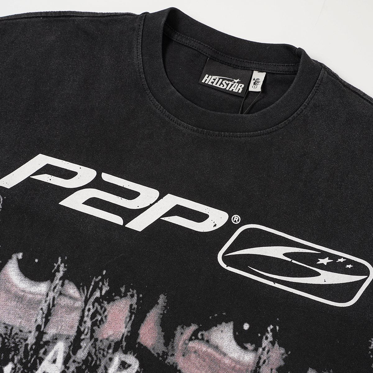 Hellstar P2P G.A.B.O.S Graphic Short-Sleeve T-Shirt — detail