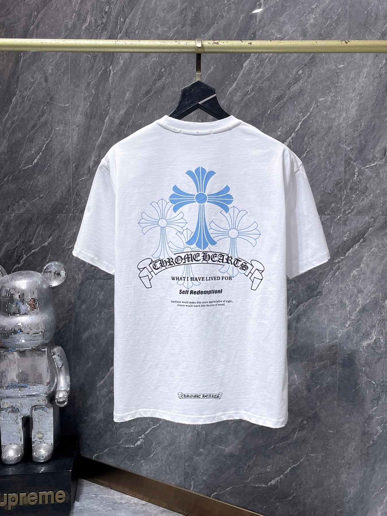 Chrome Hearts Horseshoe Cross Graphic T-Shirt — back