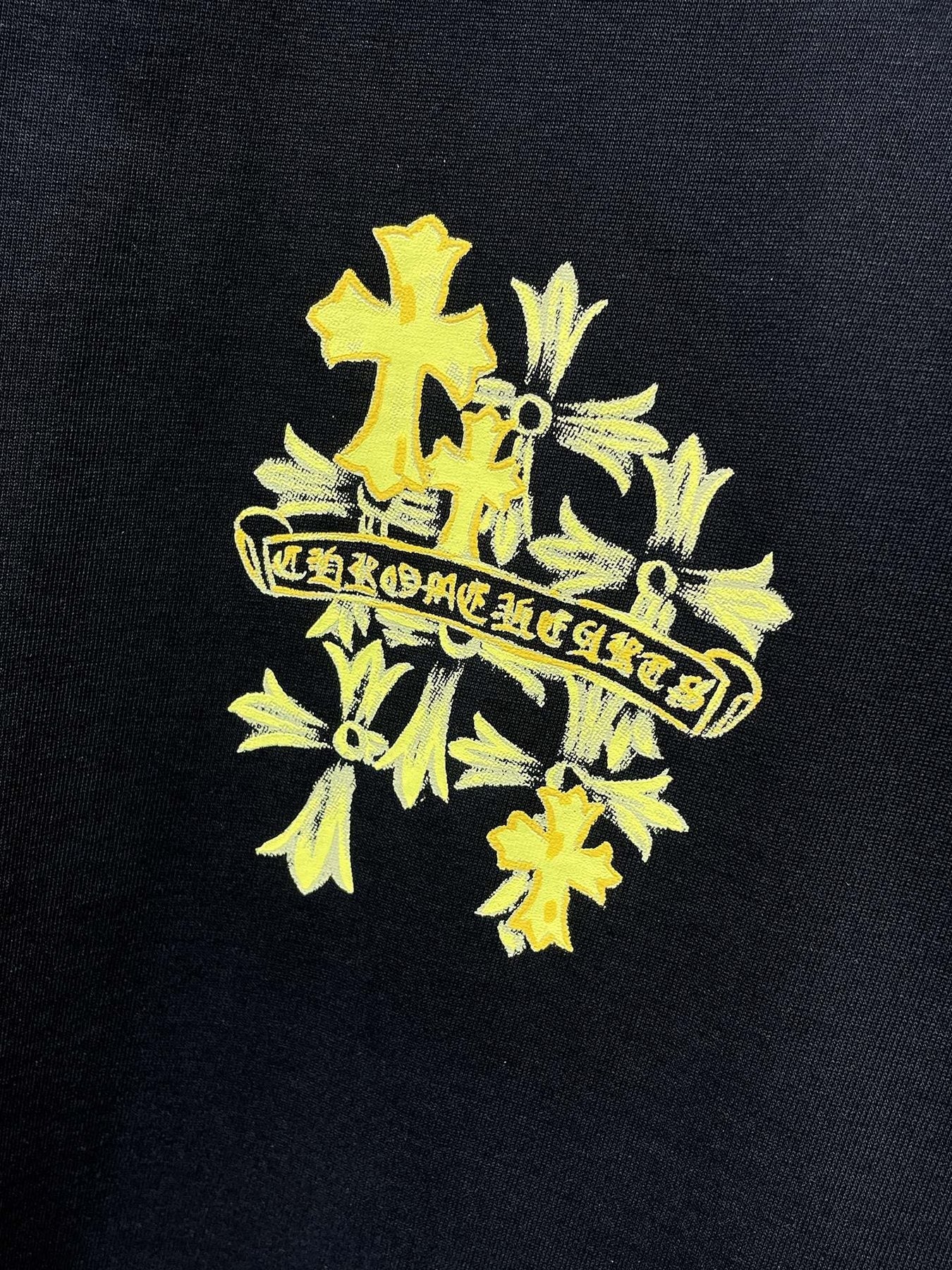 Chrome Hearts Cross Graffiti Graphic T-Shirt — detail