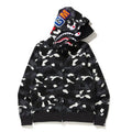 BAPE Shark Camo Full-Zip Hoodie — hero
