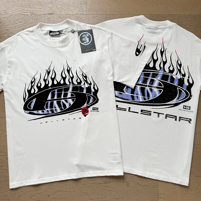 Hellstar Flame Oval Graphic T-Shirt — context