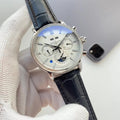 PATEK PHILIPPE GENEVE Cream Dial Navy Strap Watch — hero