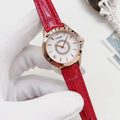 Chanel Red Strap Rose Gold-Tone Watch — hero