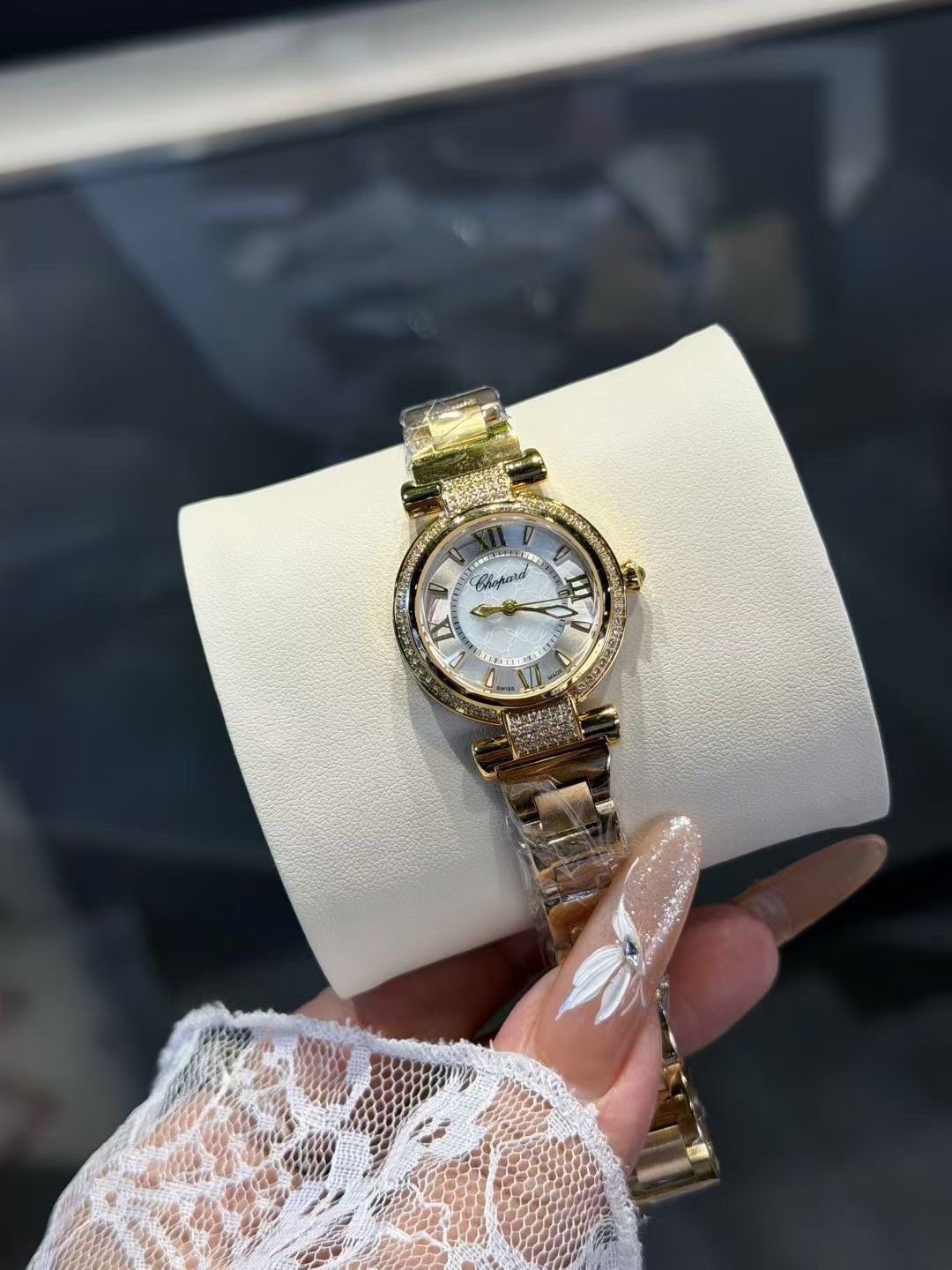 Chopard Two-Tone White Dial Watch — hero