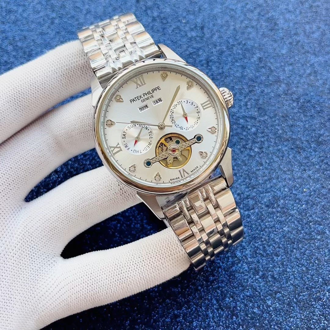 Patek Philippe Cream Dial Open-Heart Watch — hero