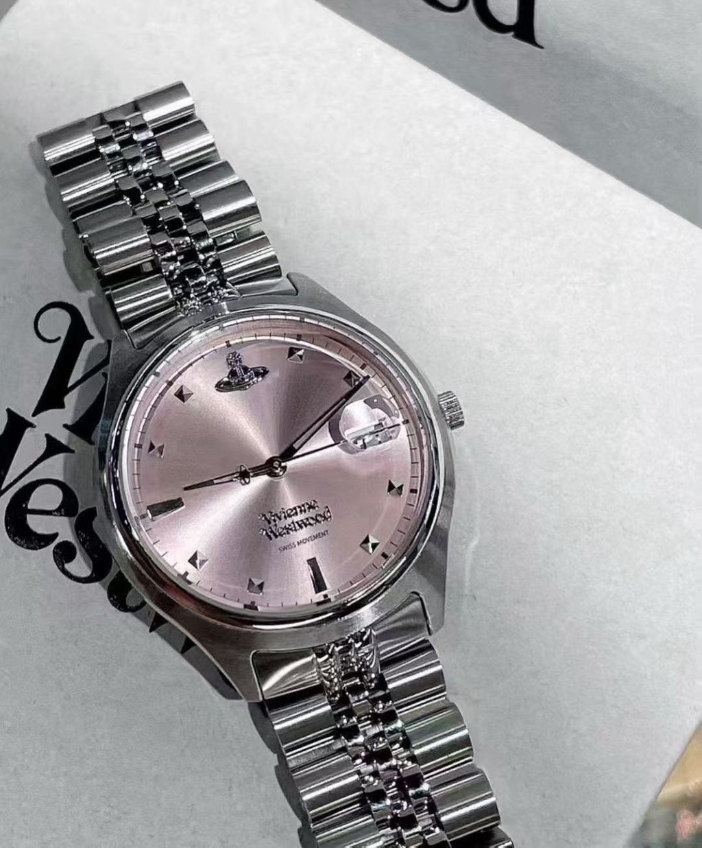 Vivienne Westwood Pink Dial Watch — hero