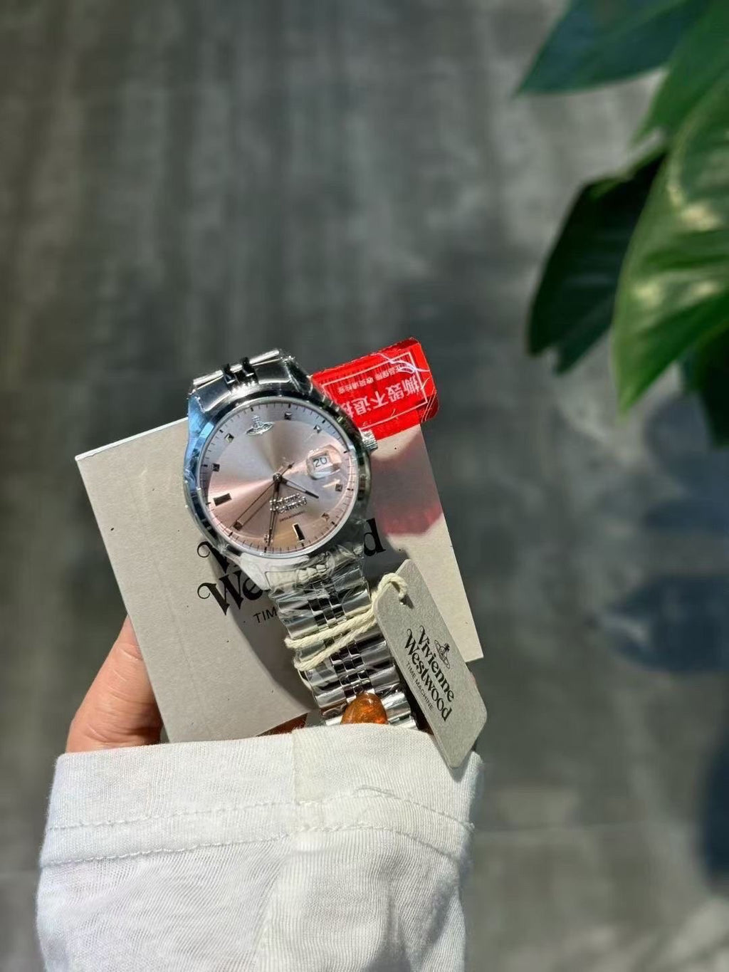 Vivienne Westwood Pink Dial Watch — front