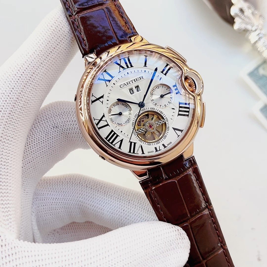SEWOR Roman Numeral Open-Heart Watch — hero