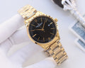 Jaeger-LeCoultre Gold Black Dial Bracelet Watch — hero