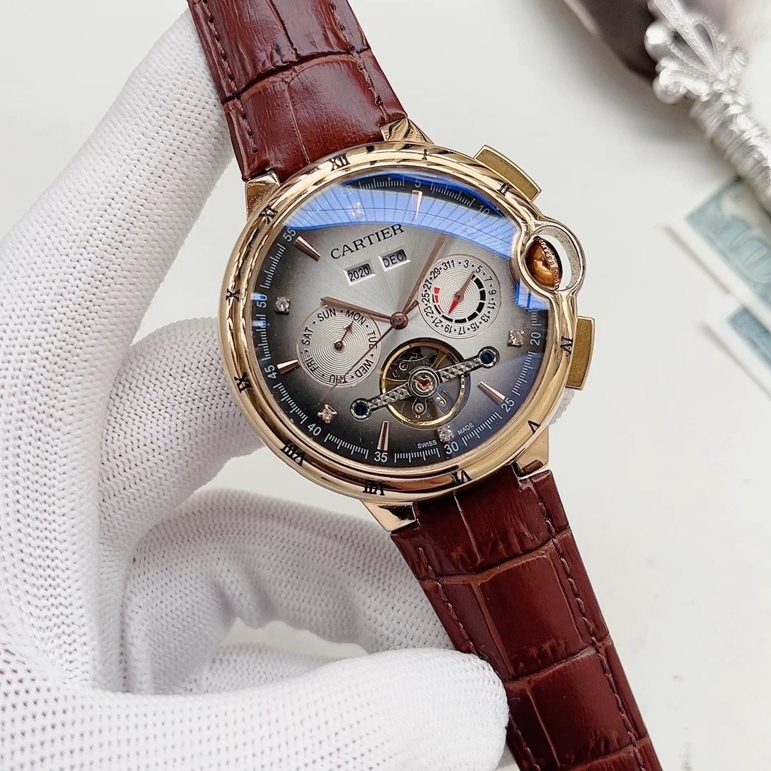 Cartier Gold-Tone Open-Heart Watch — hero