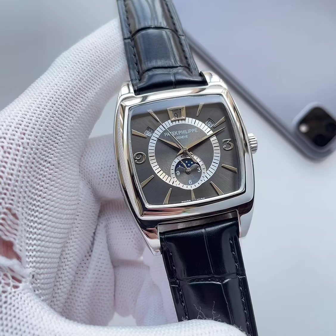 Patek Philippe Dark Gray Dial Watch — hero