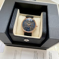 IWC Rose Gold Black Strap Watch — hero