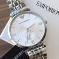 EMPORIO ARMANI White Dial Bracelet Watch — hero