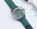 Rolex Green Dial Strap Watch — hero