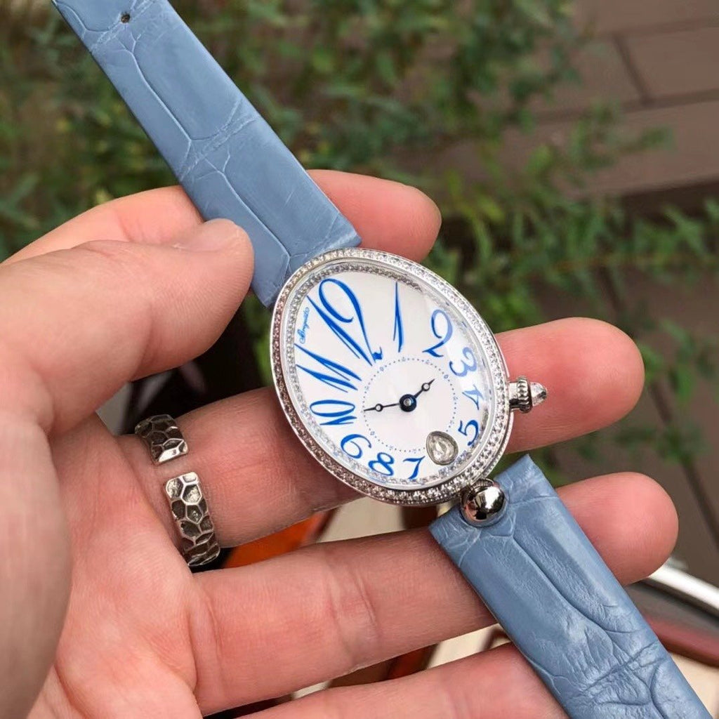 Breguet Light Blue Strap Watch — hero
