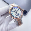 Omega White Dial Two-Tone Watch — hero