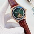 Patek Philippe Green Open-Heart Watch — hero