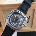SEVENFRIDAY Silver Skeleton Dial Watch — hero