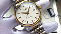 Longines White Dial Two-Tone Watch — hero