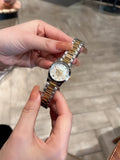 Gucci White Dial Two-Tone Bracelet Watch — hero