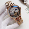 Patek Philippe Rose Gold-Tone Skeleton Watch — hero