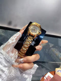 Coach Gold-Tone Crystal Bezel Watch — hero