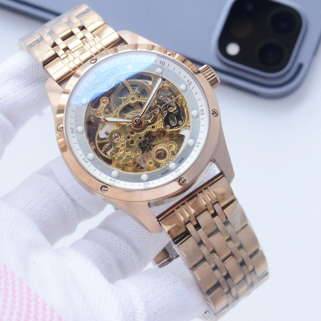 Hublot Rose Gold White Bracelet Watch — hero