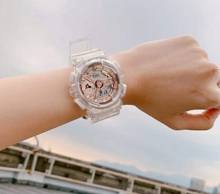 G-SHOCK Clear Pink Rose Gold Watch — model