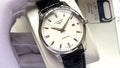 Longines White Dial Black Strap Watch — hero
