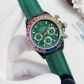 Rolex Green Dial Multicolor Bezel Watch — hero