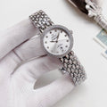 OMEGA White Dial Silver Bracelet Watch — hero
